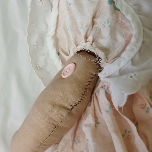 Vintage Rag Doll Bunny with Top and bottom pants - Picture 9 of 15